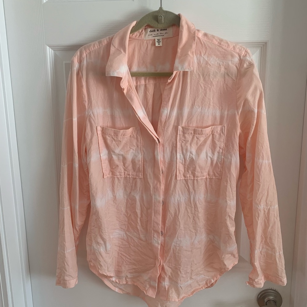 Breezy Anthropologie button down top